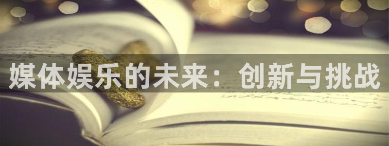 永信贵宾会：媒体娱乐的未来：创新与挑战